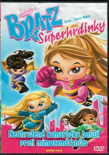 Bratz superhrdinky ( bazarové zboží ) plast DVD