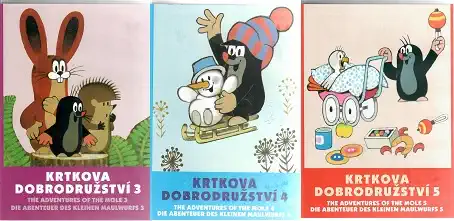 Kolekce Krtkova dobrodružství 3x DVD Plast