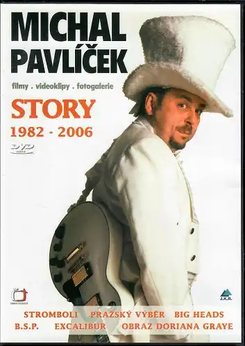 Michal Pavlíček - Story 1982-2006 ( filmy, videoklipy, fotografie ) plast DVD /bazarové zboží/