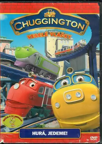 Chuggington - Veselé vláčky: hurá, jedeme ( plast ) DVD - bazarové zboží