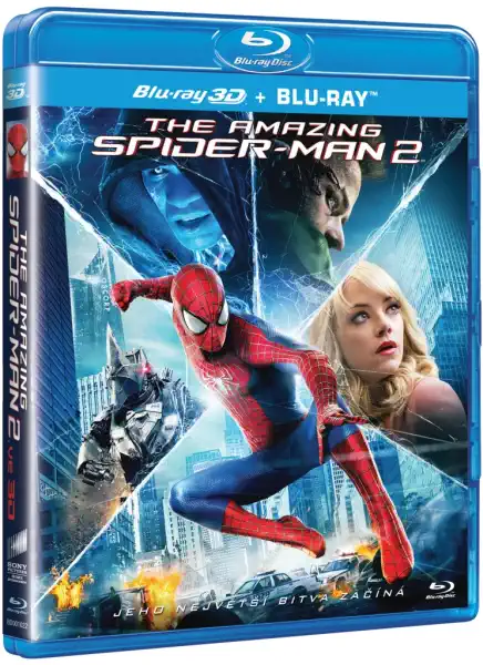 The Amazing Spider-man 2 - Blu-ray 3D + Blu-ray /bazarové zboží/