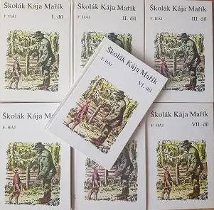 Kolekce knih Školák Kája Mařík - F. Háj díl 1-7 bazarové zboží