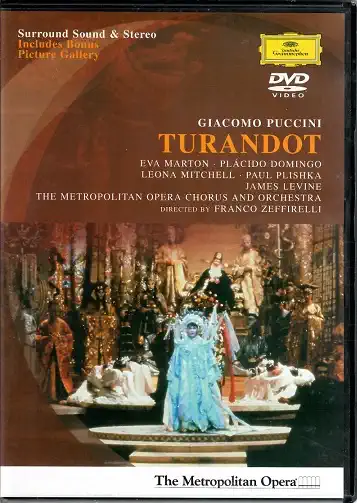 Turandot: Gicomo Puccini ( plast ) DVD