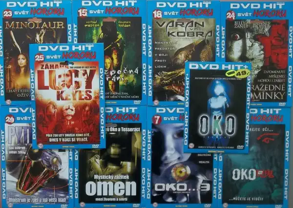 Kolekce DVD HIT - svět hororu - 10x DVD