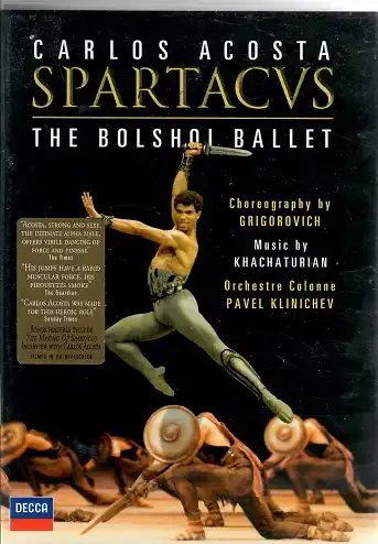 Spartacvs: The bolshoi ballet - Carlos Acosta ( plast ) DVD