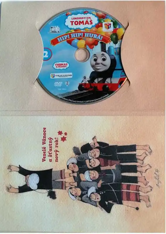 Lokomotiva Tomáš - Hip!Hip!Hurá! - DVD - dárková obálka