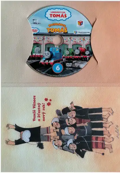 Lokomotiva Tomáš - Zachránce Tomáš - DVD - dárková obálka