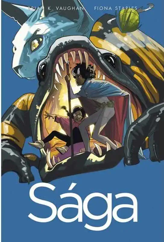Sága 5 - Brian K. Vaughn/Fiona Staples /bazarové zboží/