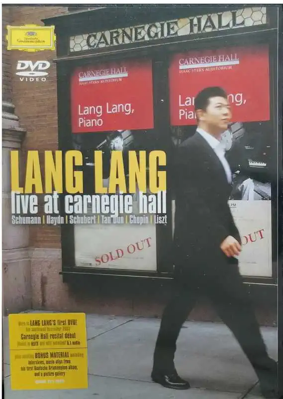 LANG LANG - Live at carnegie hall - DVD plast