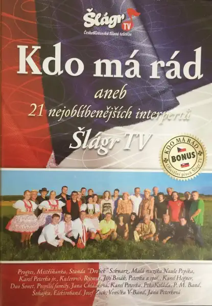 Šlágr TV - Kdo má rád aneb 21 nejoblíbenějších interpretů - DVD plast