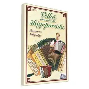 Velká harmonikářská šlágrparáda - Rozverné heligonky - 2 x DVD plast
