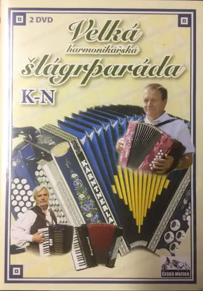Velká harmonikářská šlágrparáda K-N - 2 x DVD plast