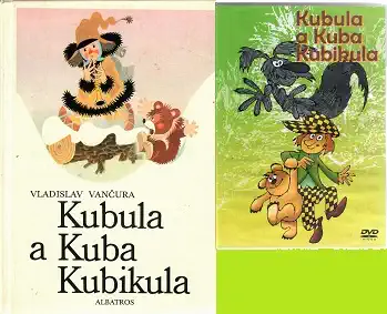 Kubula a Kuba Kubikula - Vladislav Vančura ( 1x kniha bazarová + 1x DVD plast )