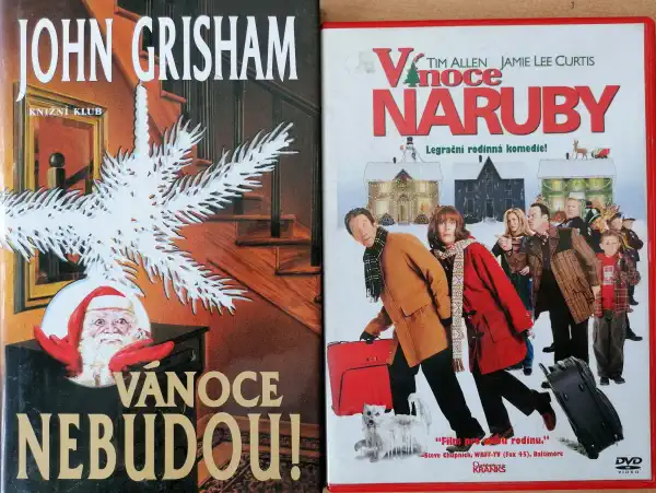 Vánoce nebudou ! - John Grisham + DVD Vánoce naruby - bazarové zboží 