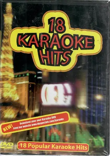 18 Popular Karaoke Hits ( plast ) DVD /bazarové zboží/