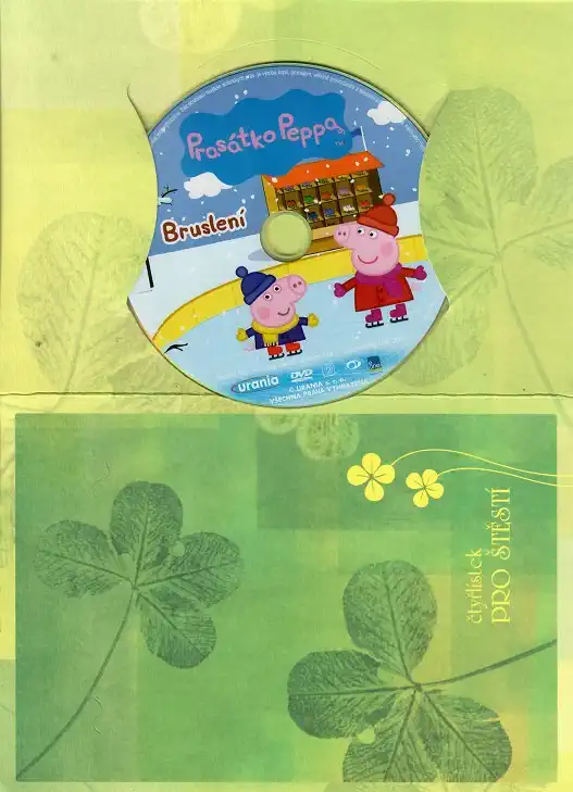 Prasátko Peppa - Bruslení ( dárkový papír obal ) DVD