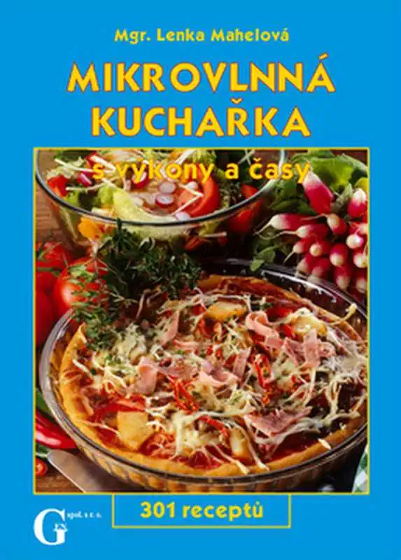 Mikrovlnná kuchařka - Mgr. Lenka Mahelová /bazarové zboží/
