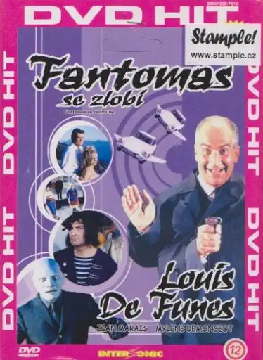 Fantomas se zlobí - DVD pošetka