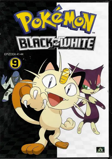 Pokémon black and white 9 - plast DVD