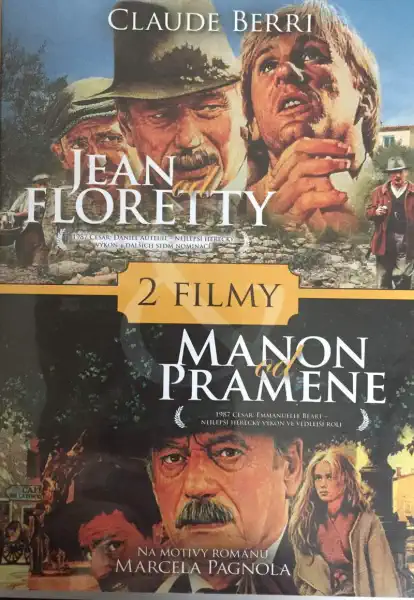 Jean od Floretty / Manon od Pramene - 2 x DVD plast /bazarové zboží/
