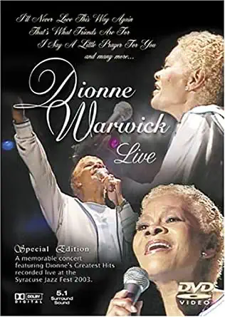 Dionne Warwick - Live - DVD plast