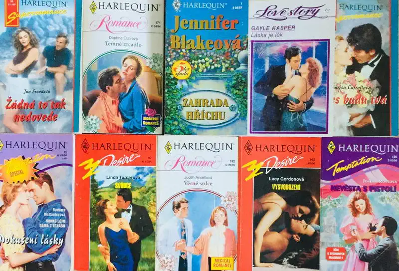 Velká knižní kolekce Harlequin LIII. - 10x bazarová kniha