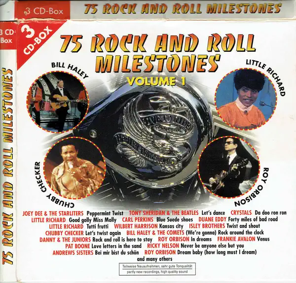 75 Rock and Roll Milestones - Volume 1 - 3xCD /pošetky v papírovém obalu/ /bazarové zboží/