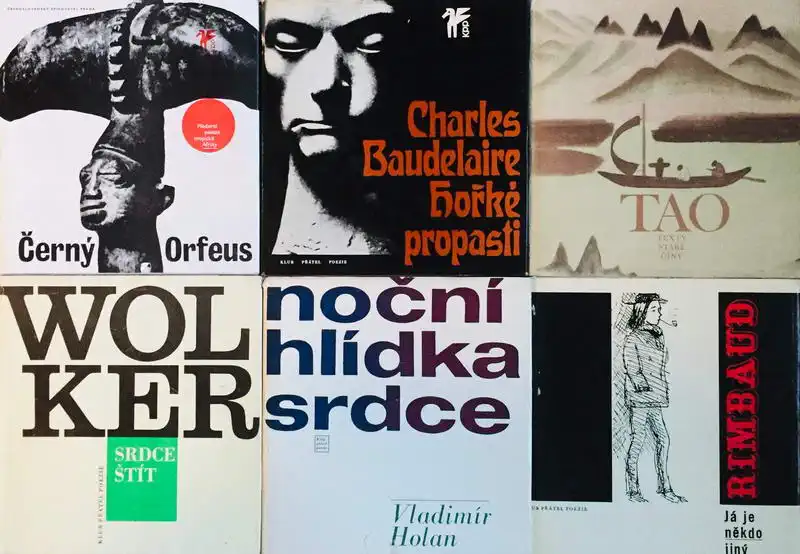 Knižní básnická kolekce I. - 6 x kniha /bazarové zboží/