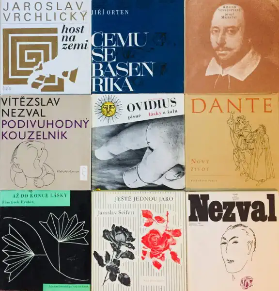 Knižní básnická kolekce IV. - 9 x kniha /bazarové zboží/