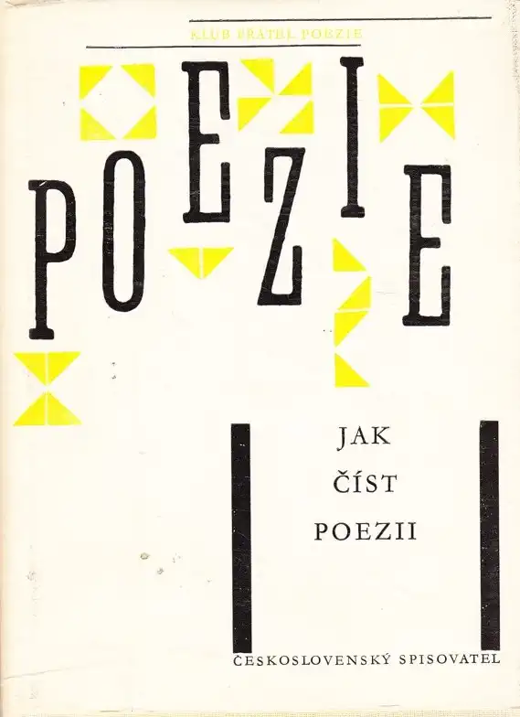 Jak číst poezii - kolektiv autorů /bazarové zboží/
