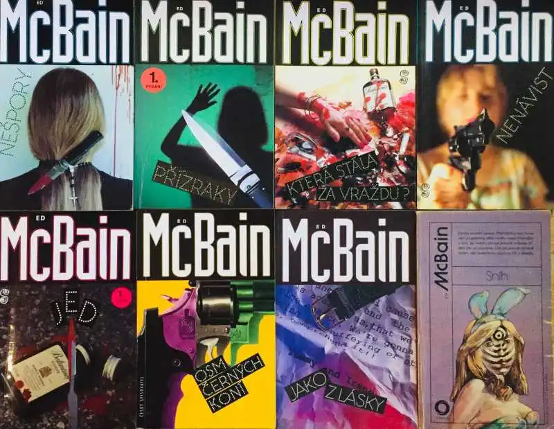 Knižní kolekce Ed McBain V - 8 x kniha /brožovaná/ /bazarové zboží/