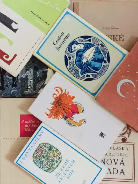 Knižní básnická kolekce XIII. - 9 x kniha /bazarové zboží/
