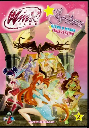 Winx club ve filmu: Bitva o magic - Fénix ze stínů ( plast ) DVD