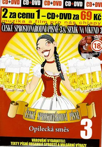České sprostonárodní písně a Sexík na víkend 3 ( pošetka ) CD+DVD