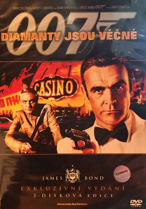 James Bond - Diamanty jsou věčné - Exkluzivní vydání 2-disková edice - DVD /plast/bazarové zboží/