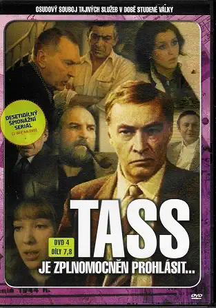 TASS je zplnomocněn prohlásit... DVD 4, díly 7,8 (TV seriál) - plast DVD