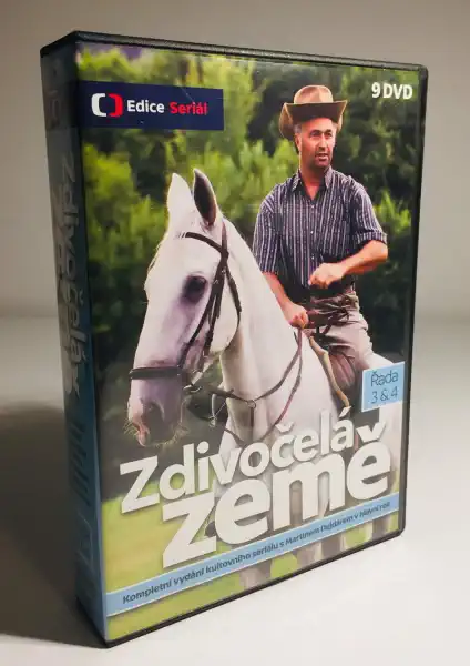 Zdivočelá země - kompletní řada 3, 4 - 9xDVD /plast/bazarové zboží
