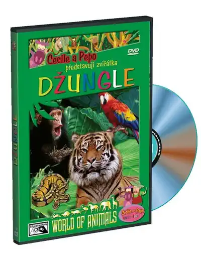 Cecile a Pepo představují zvířátka Džungle - DVD /plast/ /bazarové zboží/