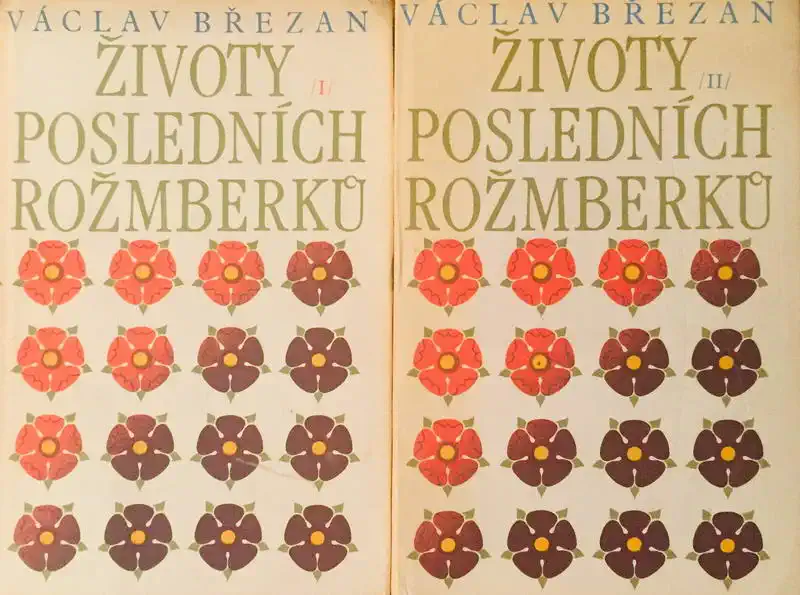 Knižní kolekce Životy posledních Rožmberků I, II - Václav Březan - 2xkniha /bazarové zboží/