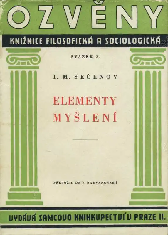 Elementy myšlení - I.M. Sečenov /bazarové zboží/