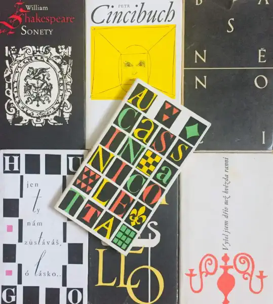 Knižní básnická kolekce XVIII. - 7 x kniha /bazarové zboží/