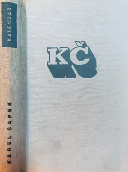 Kalendář - Karel Čapek /bazarové zboží/