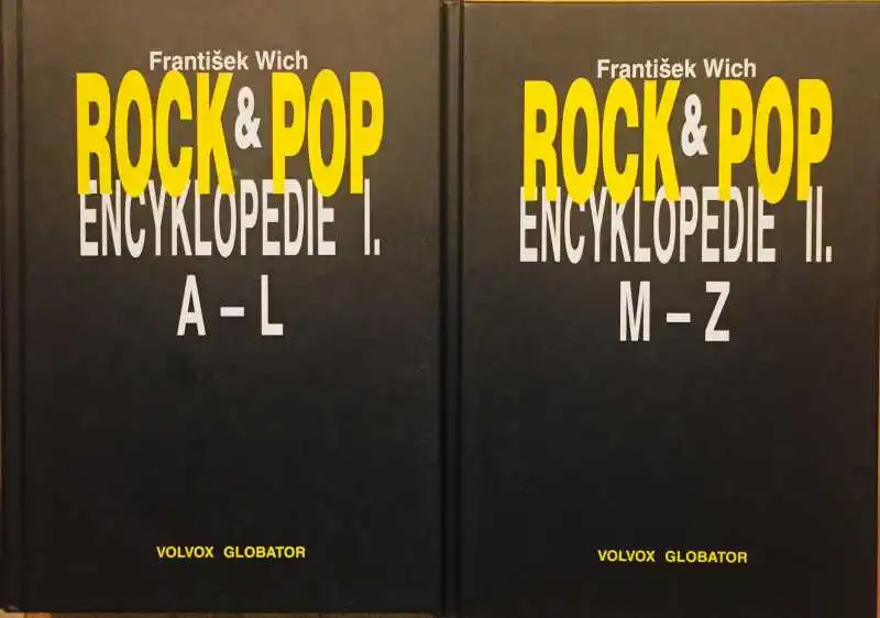 Knižní kolekce Encyklopedie Rock&Pop I., II. - František Wich /bazarové zboží/