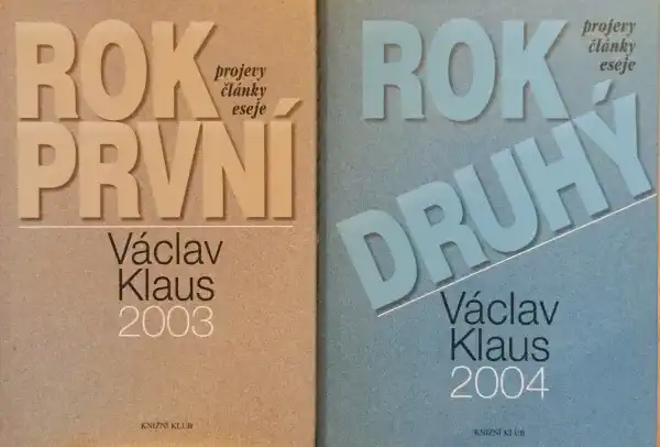 Knižní kolekce Václav Klaus - 2 x kniha /bazarové zboží/