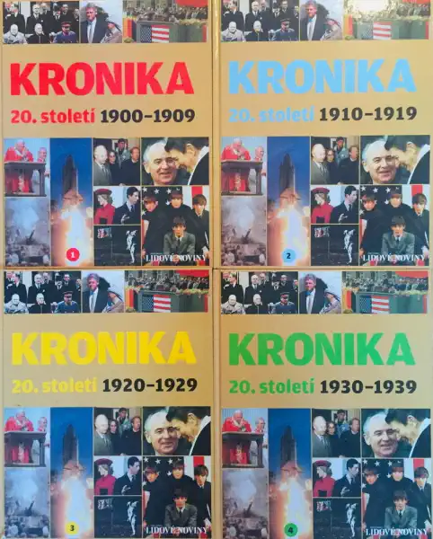 Knižní kolekce Kronika 20. století - 4 x kniha /bazarové zboží/