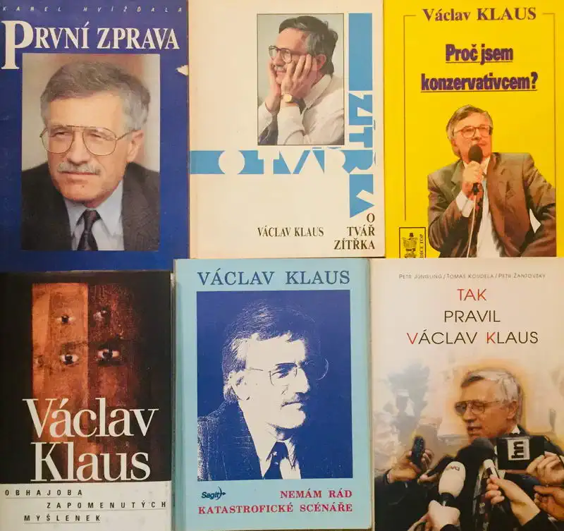 Knižní kolekce Václav Klaus - 6 x kniha /bazarové zboží/