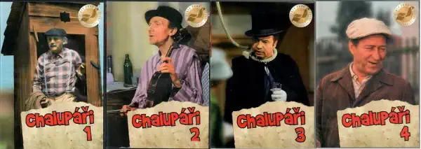 Kolekce Chalupáři 4x DVD Plast ( kompletních 11 dílů seriálu )