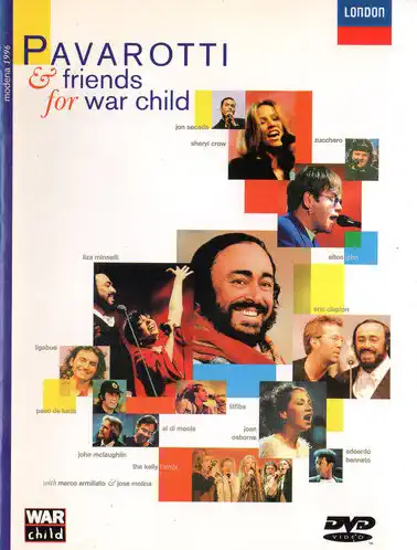 Pavarotti & friends for war child - Modena 1996 - DVD /plast//bazarové zboží/