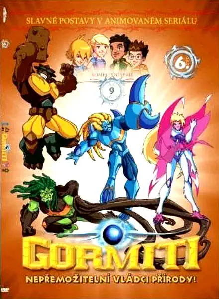 Gormiti 6 - Nepřemožitelní vládci přírody! - DVD /plast//bazarové zboží/