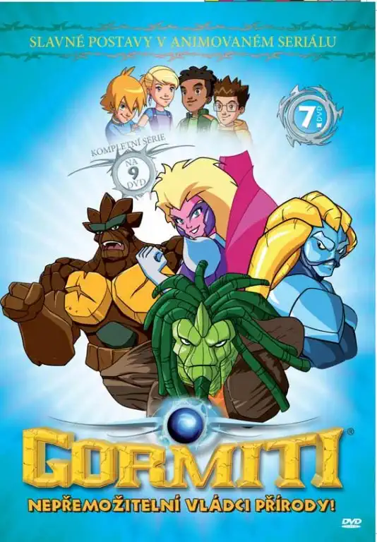 Gormiti 7 - Nepřemožitelní vládci přírody! - DVD /plast//bazarové zboží/